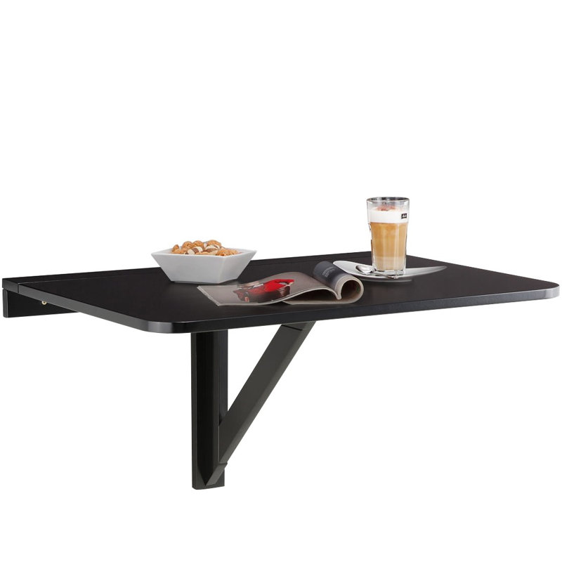 Ebern Designs Pridgin Wall Mounted Hanging Dining Table Wayfair